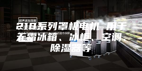 218系列罩極電機 用于無霜冰箱、冰柜、空調、除濕器等