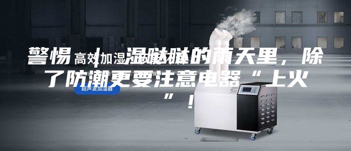 警惕 ｜ 濕噠噠的雨天里，除了防潮更要注意電器“上火”！